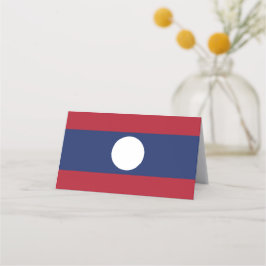 Cartão De Mesa Bandeira do Laos