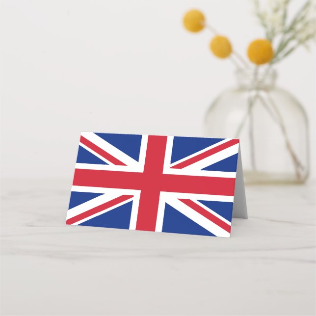 Cartão De Mesa Bandeira do Reino Unido (Frente)
