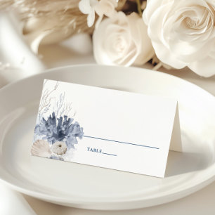 Cartão De Mesa Boho chic Beach Destino Casamento