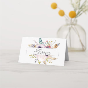 Cartão De Mesa Boho elegante Wedding Collection