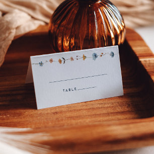 Cartão De Mesa Bold Elegant Floral Wedding