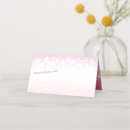 Cartão De Mesa Bolhas de champanhe cor-de-rosa para cartazes gráf
