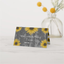 Cartão De Mesa Botânica Realista de Girassol Real Russo 3D