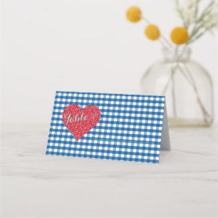 Cartão De Mesa BRIDE & CO Kitsch Partido Chá de Casamento do País