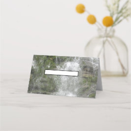 Cartão De Mesa Cachoeira La Chute no Parque Nacional Forillon