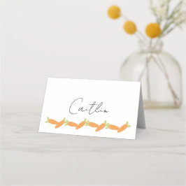 Cartão De Mesa Carrots Place Cards