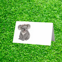 cartãozinho de koala