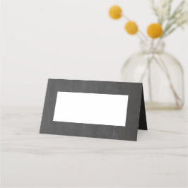 Cartão De Mesa Casamento cinza lousa. Quadro-negro simples modern