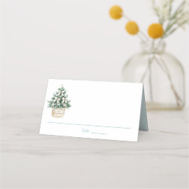 Cartão De Mesa Casamento de Destino de Praia | Árvore de Natal Sh