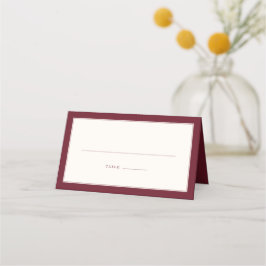 Cartão De Mesa Casamento de Elegância Atemporal