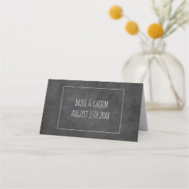 Cartão De Mesa Casamento de fundo de chalkboard negro russo