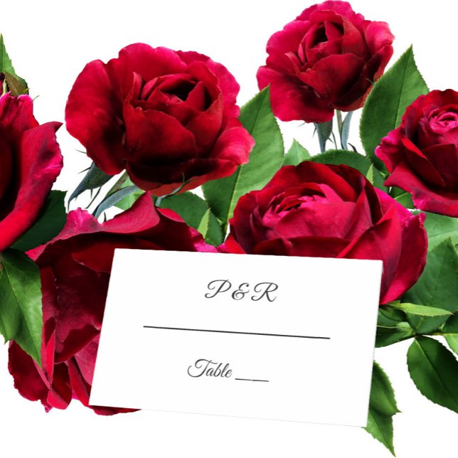 Cartão De Mesa Casamento de Script Simples Branco Estilizado (In Situ Wedding)