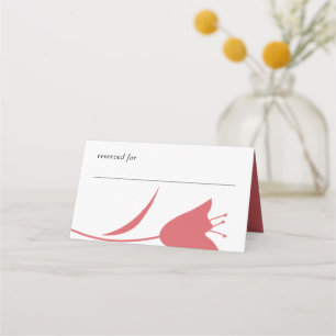 CARTÃO DE MESA CASAMENTO DE TULIP DE VINHO MOD