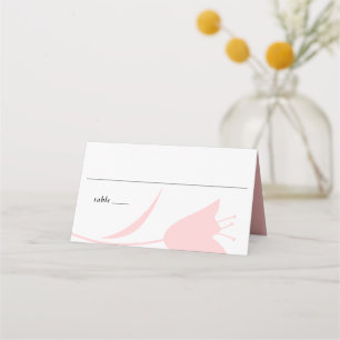 CARTÃO DE MESA CASAMENTO DE TULIP MOD PINK