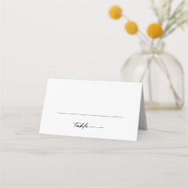 Cartão De Mesa Casamento Elegante Chic Calliographic