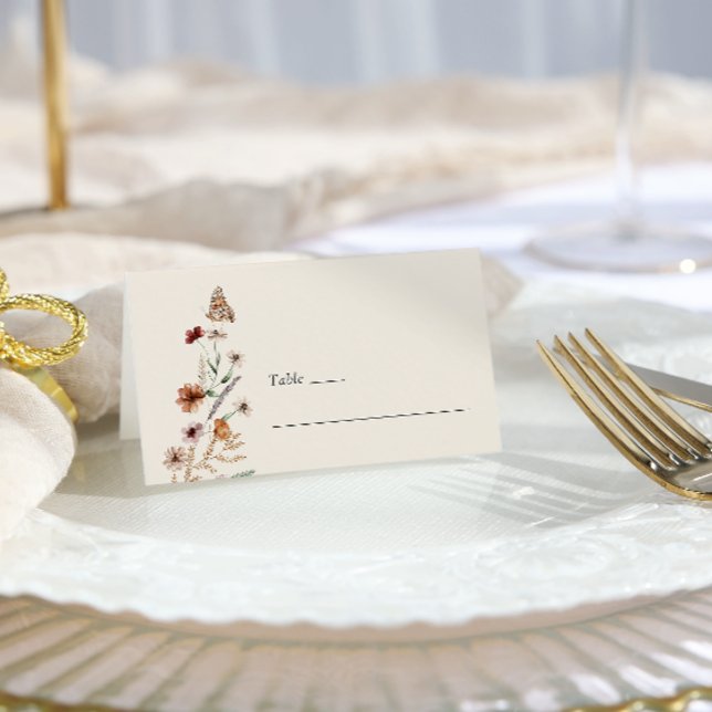 Cartão De Mesa Casamento Floral Boho (Floral Boho Wedding Place Card
)