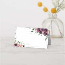 Casamento Floral em Aquarela Burgundy Dourado Bran