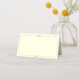 Cartão De Mesa Casamento Minimalista Moderno Editável