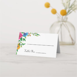 Cartão De Mesa Casamento Primavera Verão Flor Brilhante