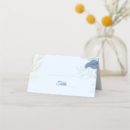 Cartão De Mesa Casamento Romântico à Beira-Mar