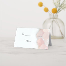 Cartão De Mesa Casamento Rosa Rosa Rosa Quartz