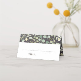 Cartão De Mesa Casamento Rustic Greenery | Parte especial