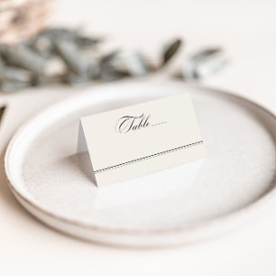Cartão De Mesa Casamento vintage Clássico Elegante