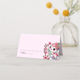 Cartão De Mesa Charming Sakura Bunny