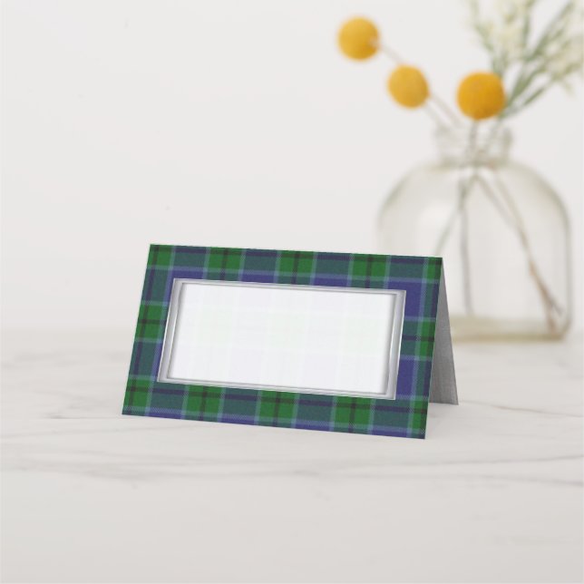 Cartão De Mesa Clan Scott Folding Place Card (Frente)