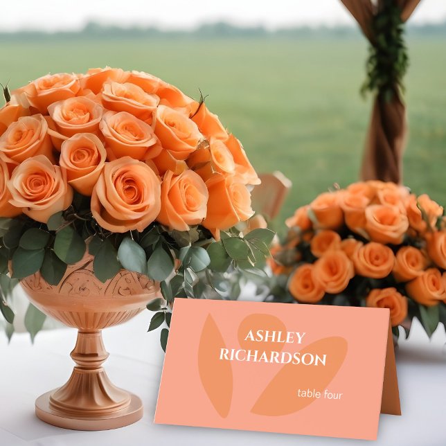 Cartão De Mesa Colagem de Cores Modernas (Criador carregado)