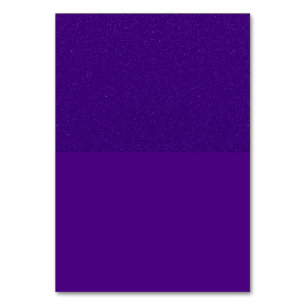 Cartão de Mesa com Brilho Roxo – Personalizável