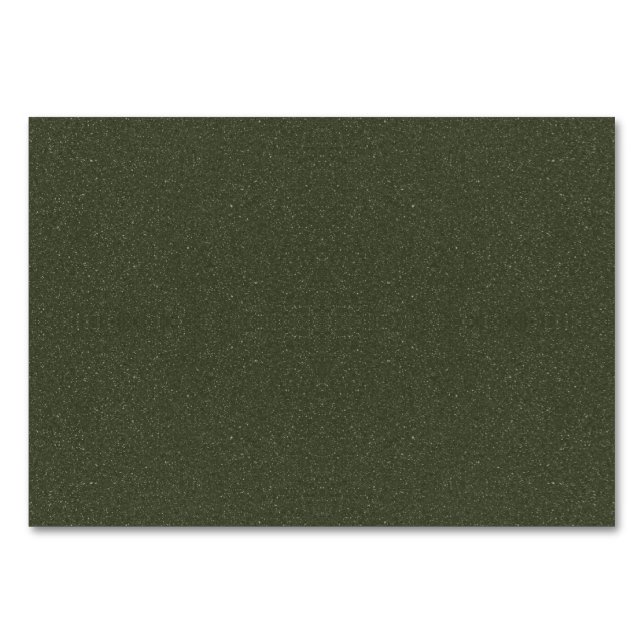 Cartão de Mesa com Efeito de Ruído Verde Musgo – P (Frente)