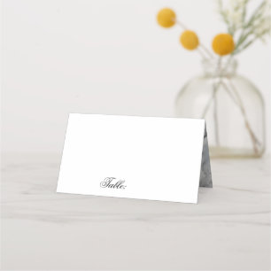 Cartão De Mesa Convidado para Mesa Dentro de Marble Modern