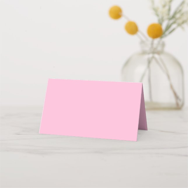 Cartão De Mesa Cor Sólida do Algodão Candy (Frente)