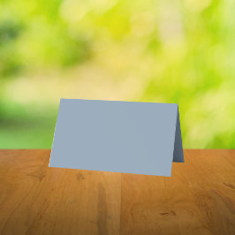 Cartão De Mesa Cor Sólido Azul Dusty