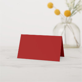 Cartão De Mesa Cor Sólido Vermelho Crimson
