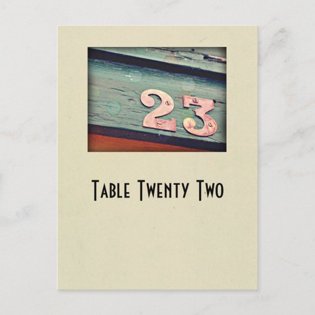 Cartão de mesa da foto número 23 (Frente)