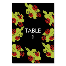 Cartão de Mesa de Aniversário de Desenho do Bug