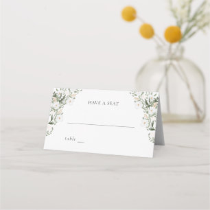 Cartão de Mesa de Casamento de Mão de Campo