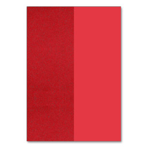 Cartão de Mesa Dividido Vermelho Moderno – Persona