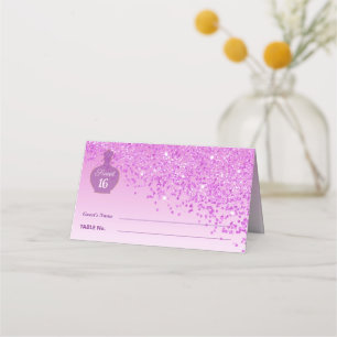 Cartão De Mesa Doce Fragrância Rosa Desabrochar 16 Brilho Cor-de-