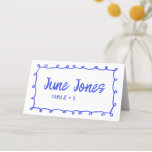 Cartão De Mesa Doodle do Loops Mensal Bat Mitzvah<br><div class="desc">Adicione suas próprias informações, altere o texto, a fonte e as cores deste cartão de lugar personalizável - perfeito para um bar ou bat mitzvah (faça check-out de convites correspondentes e decor de festas). Espaço para os seus nomes manuscritos e números de tabela. Clique em "personalizar" para editar o texto...</div>