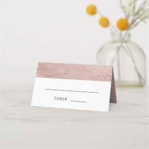 Cartão De Mesa Dusty Rosa Pink Wedding