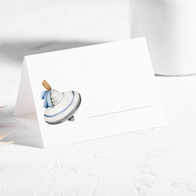 Cartão De Mesa É um garoto Blue Boho Toys (Criador carregado)