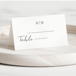 Cartão De Mesa Elegância minimalista CHIC