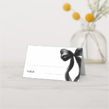 Elegante Mesa de Chá de Bebê com Laço Preto