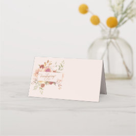 Cartão De Mesa Entretenimento com Amizade Elegante Personalizada