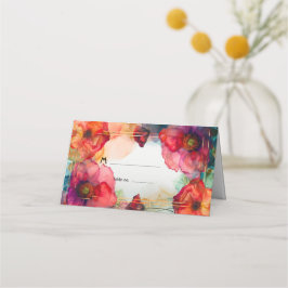 Cartão De Mesa Escarlet Elegância Petal