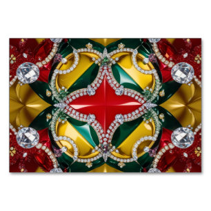 Cartão de mesa especial com as cores de Los Angele