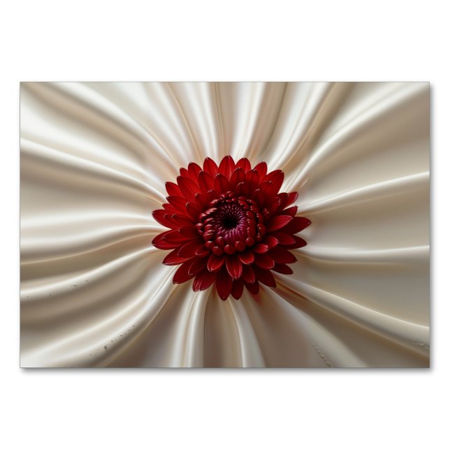 Cartão de mesa especial com Cores Japonesas (Frente)